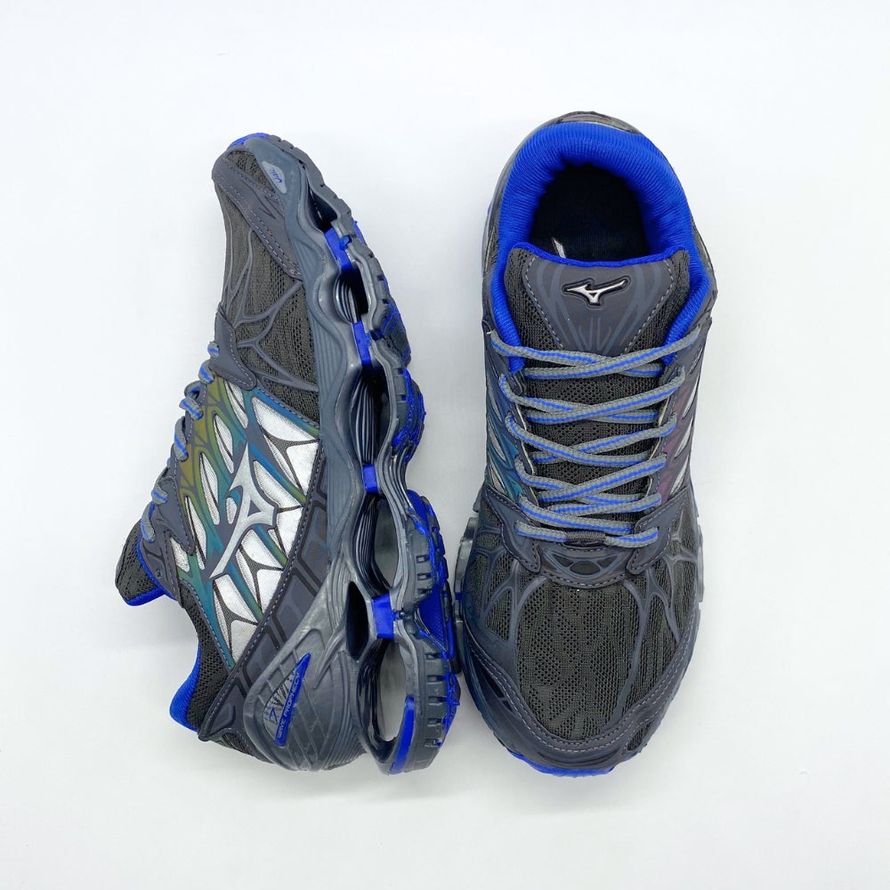 Tênis Mizuno Wave Prophecy 7 - Cinza e Azul