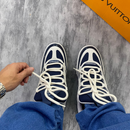 Tênis LV  SKETE AZUL E BRANCO