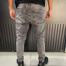 Calça jeans jogador cinza Escuro