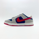 Tênis Nike Dunk - Cinza, Azul e Vermelho