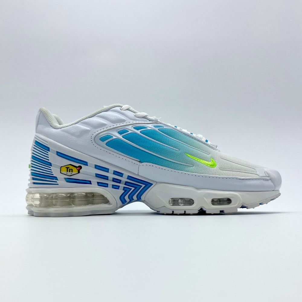 Tênis Nike Air Max TN Plus 3 - Branco e Azul