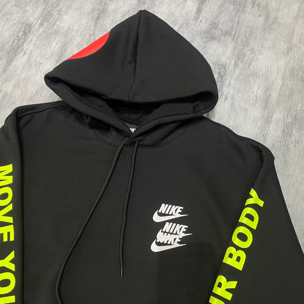 Moletom NK WORLD TOUR CANGURU PRETO