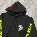 Moletom NK WORLD TOUR CANGURU PRETO