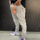 Calça jeans jogador cinza