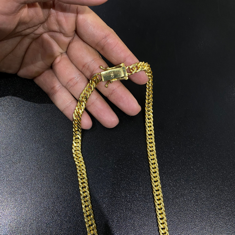 Corrente Grumet Banhada a ouro 18k