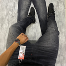 Calça jeans jogador cinza Escuro