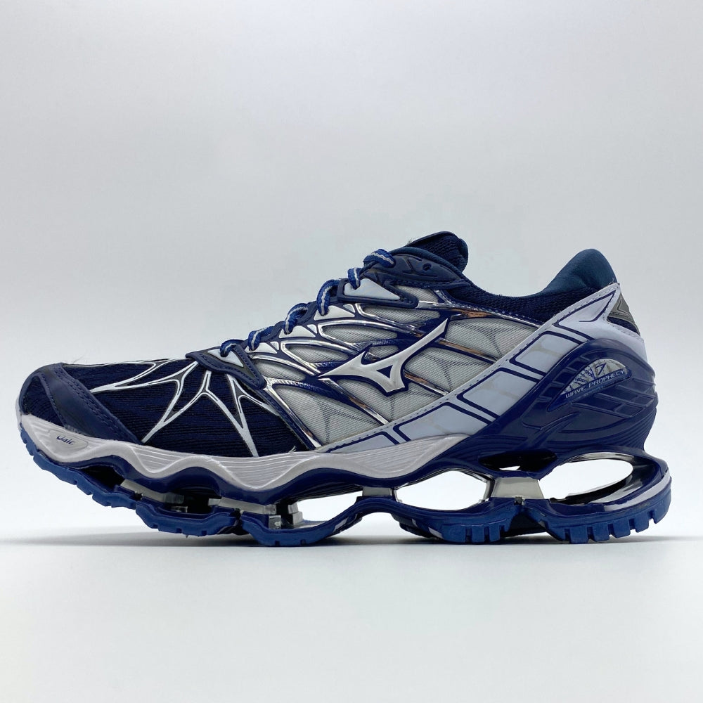 Tênis Mizuno Wave Prophecy 7 - Azul Marinho e Branco