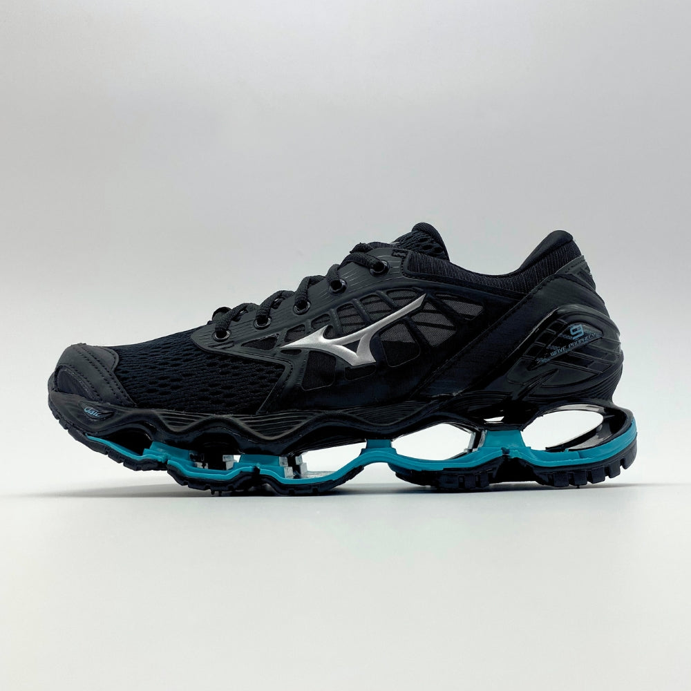 Tênis Mizuno Wave Prophecy 9 - Preto e Azul