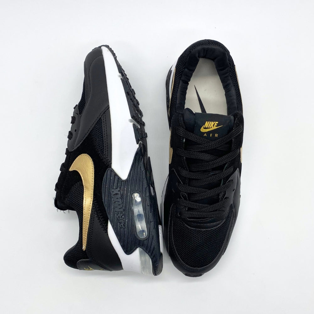 Nike air max 90 preto e dourado hotsell