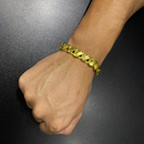 Pulseira moeda antiga 6mm