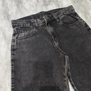 Calça Jeans Balão Lisa CINZA ESCURO