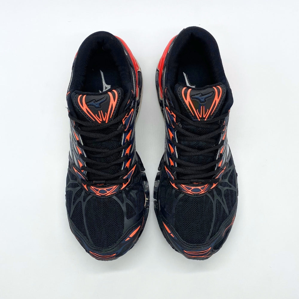 Tênis Mizuno Wave Prophecy 7 - Preto e Vermelho