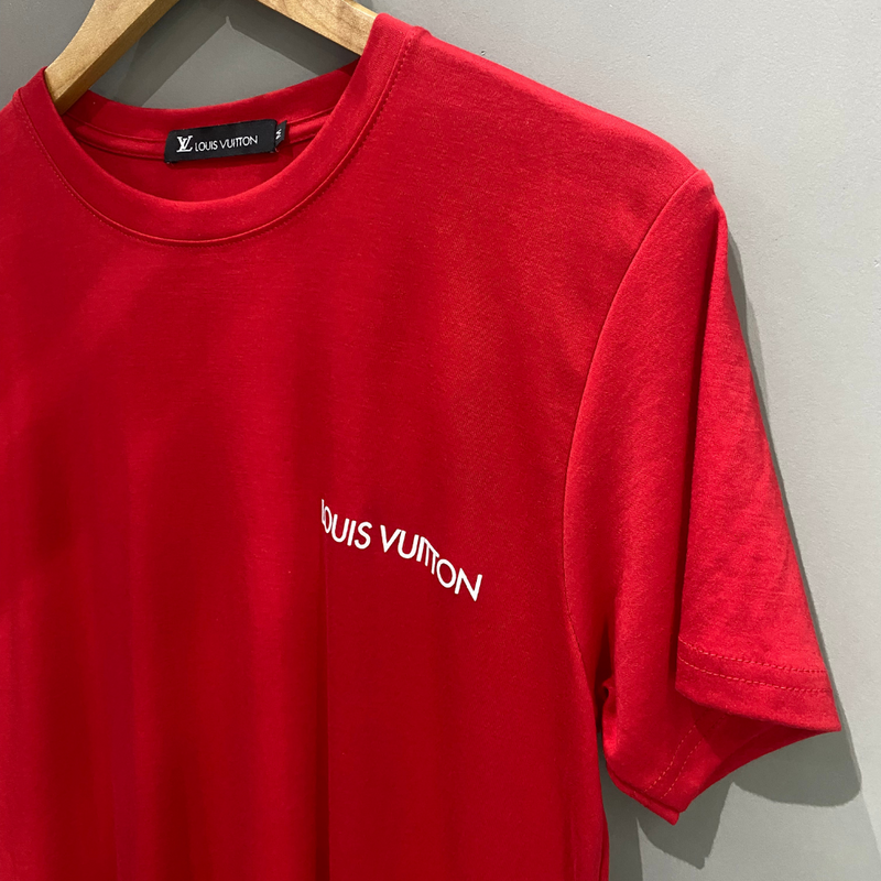 Camisa LV VERMELHA BASICA