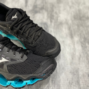 Tênis Mzno Wave Prophecy 9 Preto e Verde Água