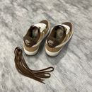 Tênis Nk Air Force 1 Marrom e Branco