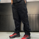 Calça Cargo Boca Larga PRETO