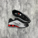 Tênis Nk Shox R4 Preto, Prata e Vermelho