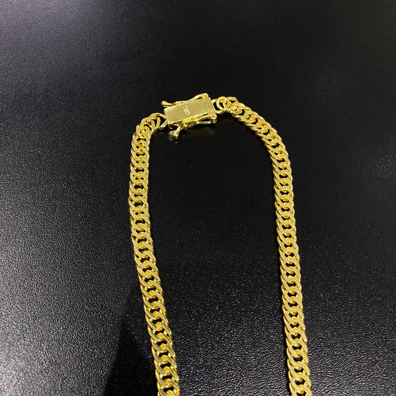 Corrente Grumet Banhada a ouro 18k
