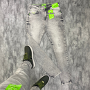 Calça jeans jogador cinza