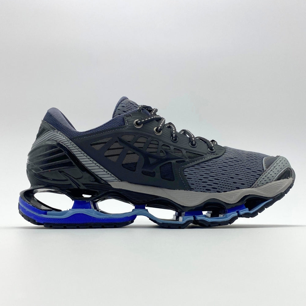 Tênis Mizuno Wave Prophecy 9 - Cinza e Azul