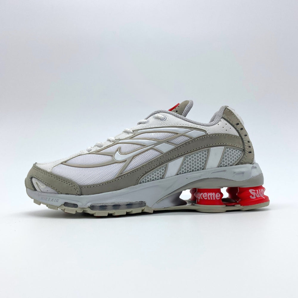 Tênis Nike Shox Supreme Ride 2 - Branco e Vermelho