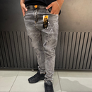 Calça jeans jogador cinza Escuro