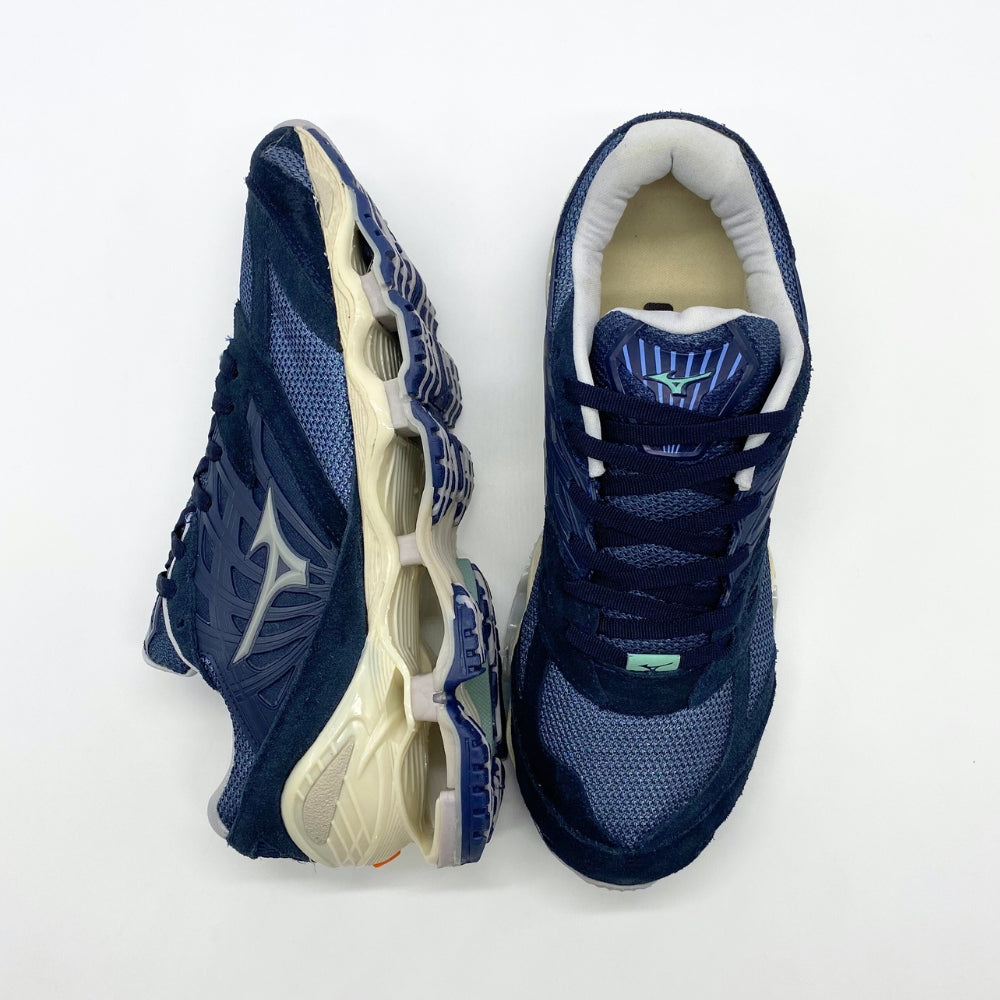 Tênis Mizuno Prophecy LS - Azul e Creme