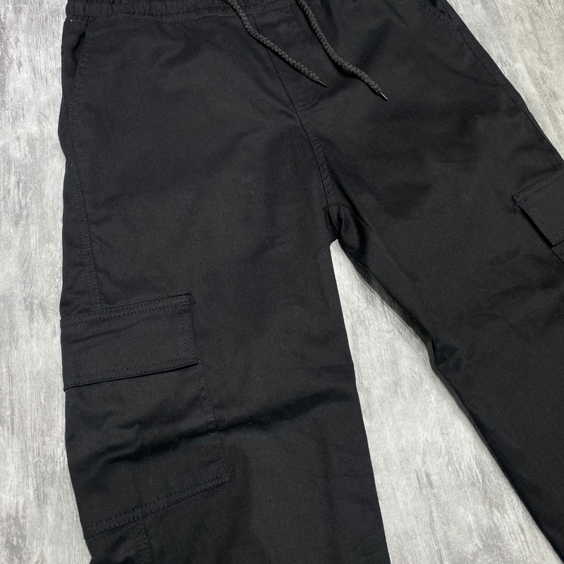 Calça Cargo Boca Larga PRETO