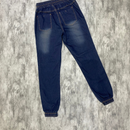 Calça Jogger Jeans escuro