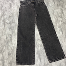 Calça Jeans Balão Lisa CINZA ESCURO