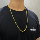 Corrente Cadeado Banhada a ouro 18k