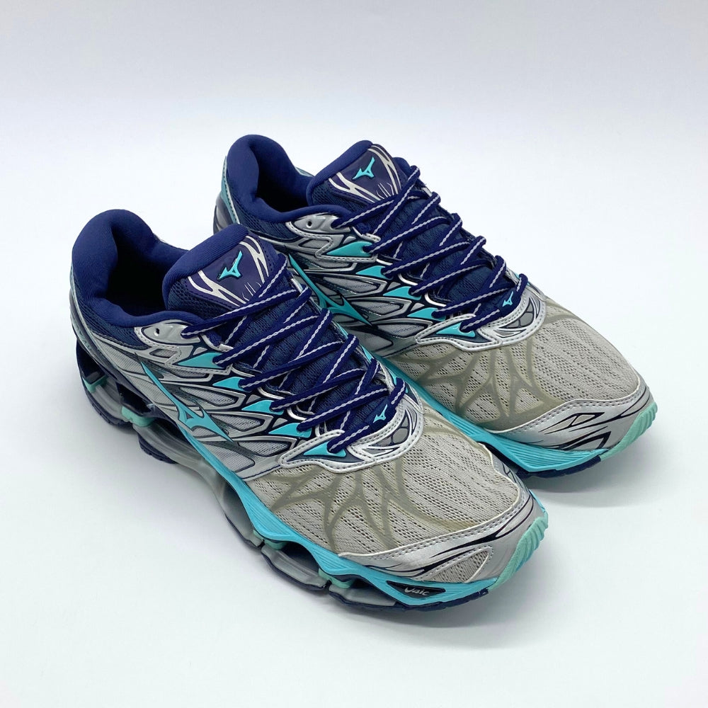 Mizuno fashion prophecy 7 azul e verde