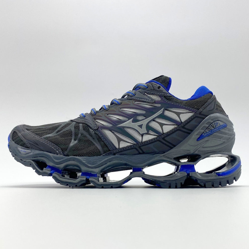 Tênis Mizuno Wave Prophecy 7 - Cinza e Azul