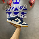 Tênis Nk Dunk Low Azul Marinho e Branco