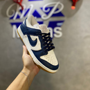 Tênis Nk Dunk Low Azul Marinho e Branco