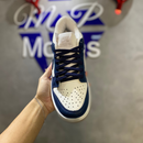 Tênis Nk Dunk Low Azul Marinho e Branco