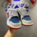 Tênis Nk Dunk Low - Cinza, Azul e Vermelho