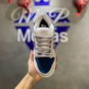 Tênis Nk Dunk Low - Cinza, Azul e Vermelho