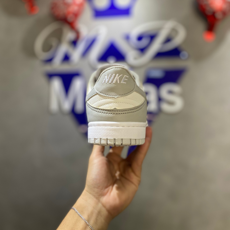 Tênis Nk Dunk Low Cinza e Branco