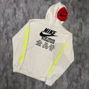 Moletom NK WORLD TOUR CANGURU OFF WHITE