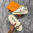 Tênis LV SKATE BEGE E BRANCO