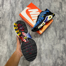 Tênis Nk Air Max TN Plus AZUL  E LARANJA